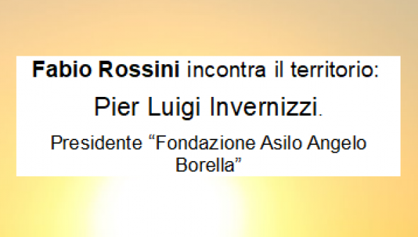 Intervista a Pierluigi Invernizzi, Presidente della Fondazione Asilo Angelo Borella. 